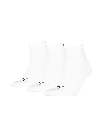 PUMA | Freizeitsocken Quarter Plain 3er Pkg. | weiss